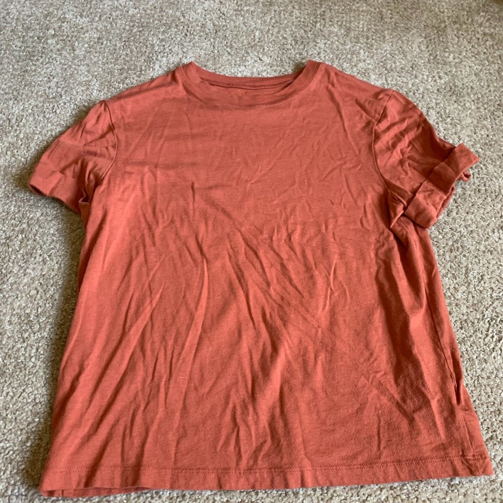Target Red orange tshirt
